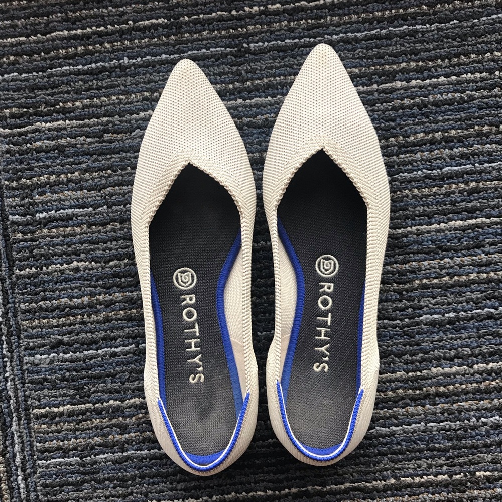 Flax Birdseye - The Point - Rothy’s - Size 8.5